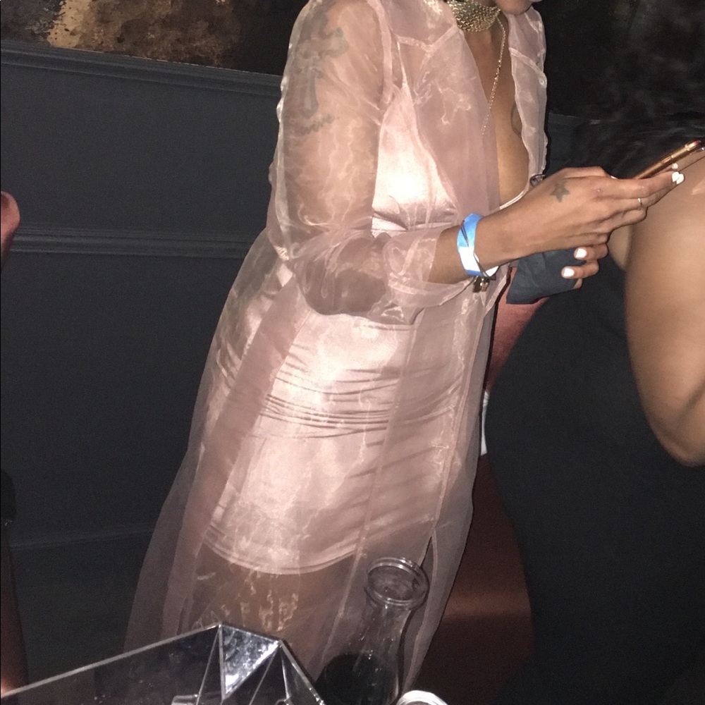 Naked wardrobe sheer jacket